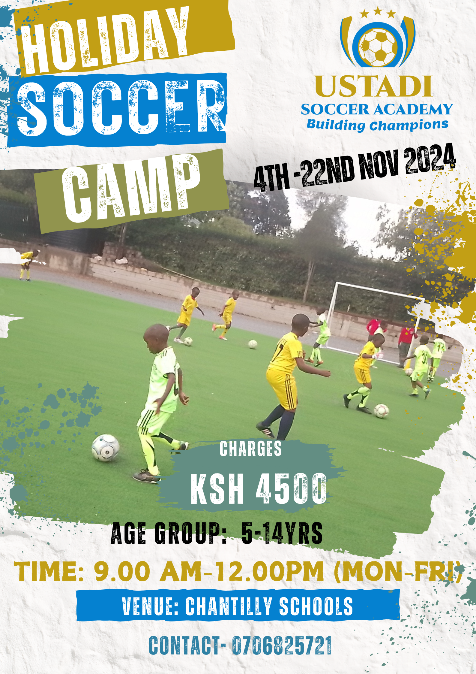 Holiday camp poster
